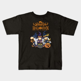 Halloween Gnome Witches Happy Halloween Kids T-Shirt